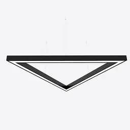 Світлодіодний світильник X-LED 120Вт Трикутник чорний (3x880) LSNTri-120b