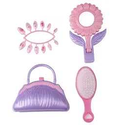Игровой набор для девочки: сумка, зеркало, расческа IE49C