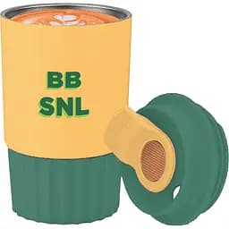 Чашка BB SNL 350 мл зеленая с желтыми элементами