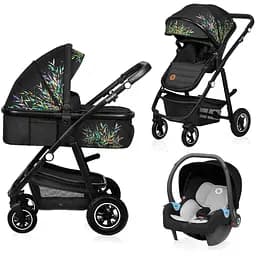 Коляска 3 в 1 Lionelo Amber Dreamin, чорна (LO-AMBER DREAMIN (3in1))
