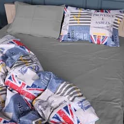 Простыня MirSon Сатин 22-1382 English Style 200x220 см (2200010471809)