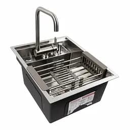 Кухонна мийка CM 40x50 прихована нержавійка Platinum Handmade, Нержавіюча сталь