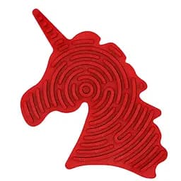 Дитяча розвиваюча дошка для сенсорної активності "Єдиноріг" Bambi GS0108 двостороння Червоний