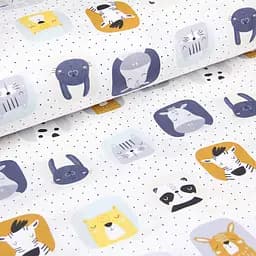 Наволочка Cosas Color animals 40х60 см біла (AnimalsColor_40) - мініатюра 5