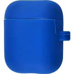 Чохол Silicone Case + Carabine для AirPods Blue [33027] - мініатюра 2