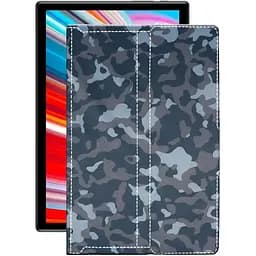 Чохол StatusCASE з екошкіри для планшету Teclast M40 Хаки-синій