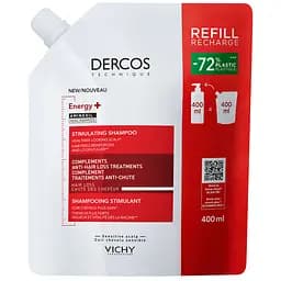Шампунь Vichy Dercos Energy+ тонизирующий с аминексилом и ниацинамидом для борьбы с выпадением волос 400 мл