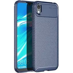 Чехол-накладка iPaky Carbon Fiber Series/Soft TPU Case HuAwei Honor 8S Blue