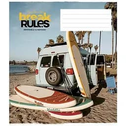 Зошит загальний Break the rules Школярик 060-3220L-5 в лінію на 60 аркушів