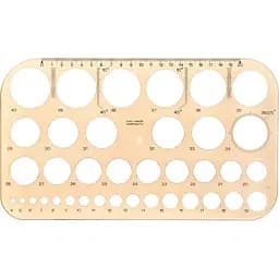 Шаблон диаметров Koh-i-Noor дымчатый (74916100000)