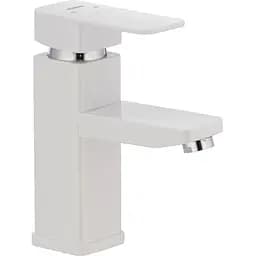 Смеситель для умывальника PLAMIX Kub-001 белый PM0008