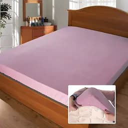 Простыня Ярослав на резинке махровая 200 х 160 х 20 диз.09 розовый