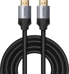 Кабель Baseus Enjoyment Series 4KHD Male To 4KHD Male Adapter Cable 1.5m WKSX000213 Dark gray