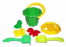 Дитячий Пісочний набір "Ромашка" №1 Colorplast 1098 Зелений