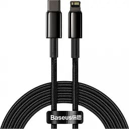 Кабель Baseus Tungsten Gold USB-C to Lightning 2m Black (CATLWJ-A01) [82115]