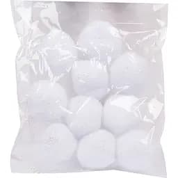 Набір сніжків декоративних Novogod'ko глітер 4 см 10 шт. (974194)