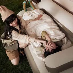 Спальник дитячий з капюшоном Naturehike B180 CNH22SD001, бежевий - мініатюра 9
