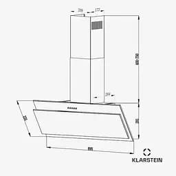 Витяжка Klarstein Alessia 90 (10045310) - мініатюра 6