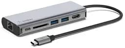 Адаптер Belkin USB-C 6in1 Multiport Dock - мініатюра 3