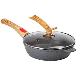 Сковорода універсальна MGC алюмінієва 24 см зі знімною ручкою, сірий MGC HP-4-463G