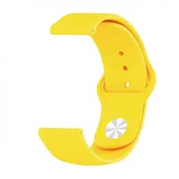 Ремінець Silicone 20 mm Watch Active/Galaxy S4 42 mm/Gear S2/Xiaomi Amazfit Жовтий