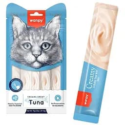 Жидке ласощі для котів Wanpy Creamy Lickable Treats Tuna ванпи тунець