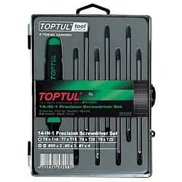 Комплект отверток для точных работ 14 в 1 (T5-T20,PH,SL) Toptul hoz0007675