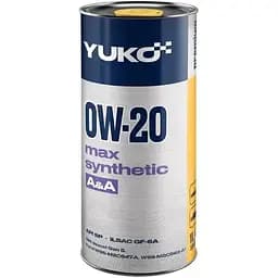 Автомоібльна моторна олива Yuko MAX SYNTHETIC A&A 0W-20 1л (4823110400913)