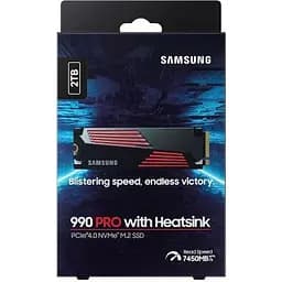 Накопичувач SSD M.2 2280 2TB 990 PRO with Heatsink Samsung (MZ-V9P2T0CW) - мініатюра 8