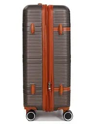 Валіза середня M ABS-пластик Worldline Airtex 629 67×45×27см 74л Коричнева - мініатюра 6
