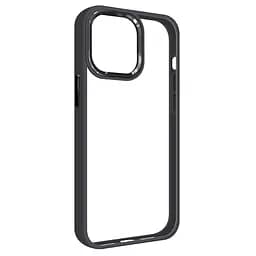 Чехол для Apple iPhone 14 Pro Max, UNIT2, черный, ударопрочный, прозрачный противоударный чехол-накладка из TPU и поликарбоната (PC), с защитными бортиками, защита всего корпуса от ударов и царапин, ArmorStandart (ARM69958)