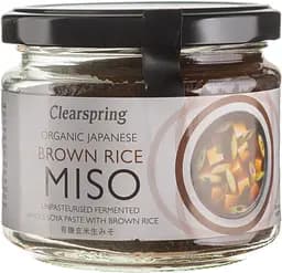 Паста Clearspring Мисо с коричневым рисом, непастеризованная, 300 г