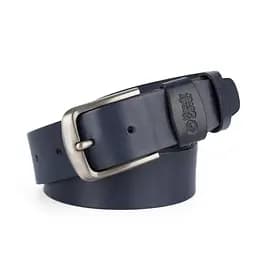 Ремень мужской кожаный HC-4088 (125 см) синий под джинсы