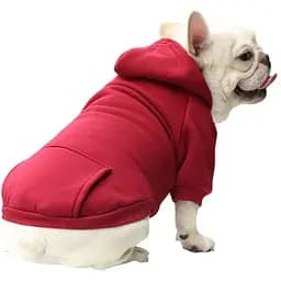 Худі Ginger для тварин XXL бордове ОГ-52 Д-40 см 6-13 кг