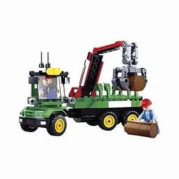 Конструктор Sluban M38-B0778 Будівельна техніка – 209 деталей, фігурки, довжина 15.5 см, різнокольоровий