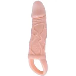 Насадка на пенис Baile Men Extension 13.5 см телесный