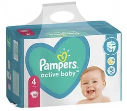 Підгузки Pampers Active Baby 4 (9-14 кг), 90 шт. - мініатюра 3