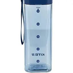 Пляшечка для води Kite квадратна 550 мл блакитна (K24-1209-1) - мініатюра 4
