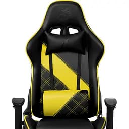 Геймерське крісло 1stPlayer S02 Black/Yellow [108006] - мініатюра 3
