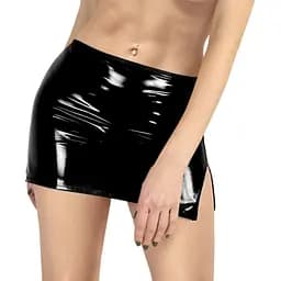 Сексуальна вінілова спідниця Art of Sex - Stella, розмір XS-M, колір чорний