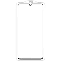 Захисне скло SKLO 5D (тех.пак) для Oppo A17 / A17k / A18 / A38 Чорний / Біла підкладка