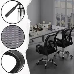 Офісне крісло Sofotel Care Life Black Mesh (CF-09) - мініатюра 3