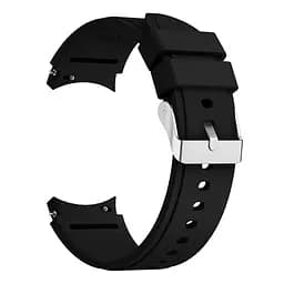 Браслет Galaxy Classic для Samsung Galaxy Watch 4 - чорний ширина кріплення 20мм силікон Watchbands (W43-3WB50319315) - мініатюра 2