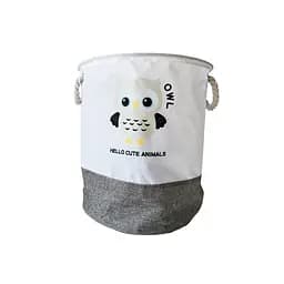 Кошик для іграшок та білизни "Hello cute animals Сова" MGZ-1006(Grey) 35 х 40 см