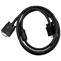 Кабель Gresso Vga 1,5 м модель V4003 male to male папа-папа 2 ферита черный пакет