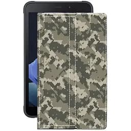 Чехол StatusCASE из экокожи для планшета Samsung Galaxy Tab Active 3 Хаки-зеленый