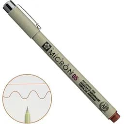 Линер Pigma Micron (0.5) 0.45 мм Коричневый Sakura