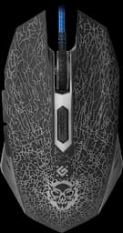 Мышка Defender Shock GM-110L, 6кн., 3200dpi, (+коврик) подсветка