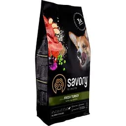 Сухий корм для стерилізованих собак Savory All Breed з індичкою 3 кг
