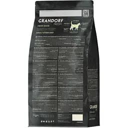 Сухий Беззерновий корм для стерилізованих котів Grandorf Fresh Duck & Sweet Potato Adult Cat Sterilised качка з бататом 400 г - мініатюра 2